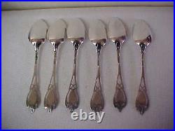 # 1 Sterling Silver Set of 6 Spoons Engraved P Monticello Pattern by Lunt
