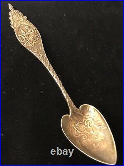 1800s sterling DAR Daughters American Revolution spoon Caldwell JL 081421gBEZE