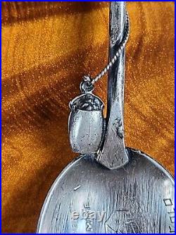 1890's Cripple Creek Colorado Independence Gold Mine Sterling Silver Spoon