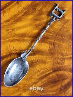 1890's Cripple Creek Colorado Independence Gold Mine Sterling Silver Spoon