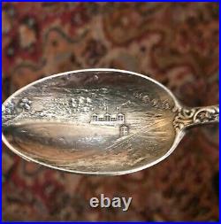 1890's Independence, IOWA Rush Park Race Track Souvenir Sterling Spoon WOW