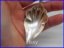1891 Victorian Sterling Silver Daniel Boone Louisville Kentucky Souvenir Spoon