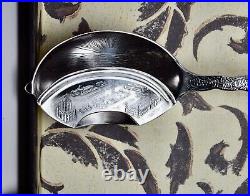 1894 California Midwinter Exposition Silver Plate Mustache Spoon Maltby