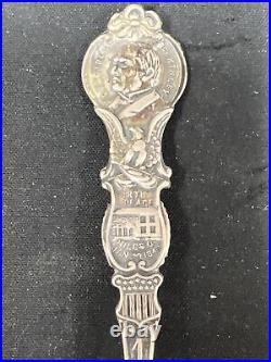1901 Pan-American Exposition Buffalo New York Sterling Souvenir Spoon N222