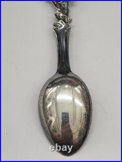 1912 GOLDEN POTLATCH VTG Seattle Native American Totem Pole Souvenir Spoon