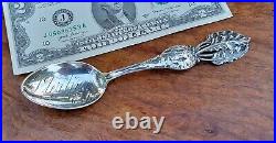 1913 STERLING COLORADO Silver Souvenir Spoon-SUGAR BEET-WATSON CO