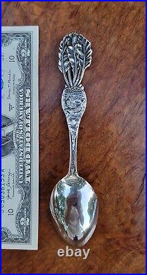 1913 STERLING COLORADO Silver Souvenir Spoon-SUGAR BEET-WATSON CO