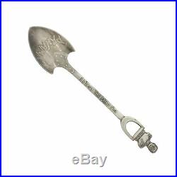 1915 Lunt Panama Canal Souvenir Spoon Sterling Silver Shovel PPIE Col Geothals