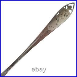1916 Texas City U. S. Army Soldier Souvenir Sterling Silver Spoon 5-1/2 inches