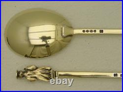 2 English Sterling Silver Apostle Spoon JTHJHM Made 1887-88 St. James & Phillip