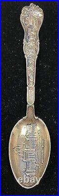 4 Sterling Silver. 925 State Souvenir Spoons 93.0 grams CA, IA, MA, MO
