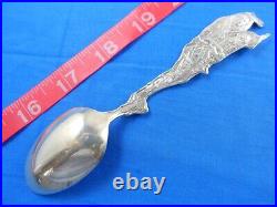 5-3/4 Very Rare Antique Catalina Island Calif Sterling Silver Souvenir Spoon
