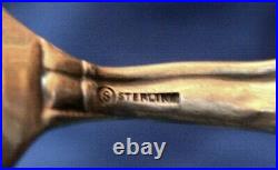 577-Antique sterling silver Indian/washing gold souvenir spoon