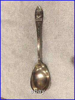 7oz. Sterling. 925 SILVER Flatware MIXED LOT Vintage Souvenir Spoons Antique