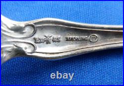 8-1/8 Rare Wallace Violet Jelly Knife Antique Sterling Silver Serving 1904