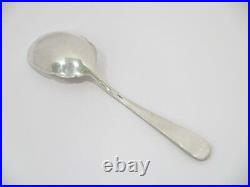 8.25 in Sterling Silver S. Kirk & Son Antique Floral Repousse Serving Spoon
