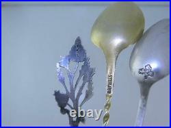 8 Sterling Silver Souvenir Spoons Variety Lot nice ones