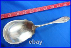 9-1/4 Shreve Napoleonic Antique Sterling Silver Serving Spoon 1905, Casserole