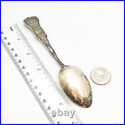 925 Sterling Antique Mechanics Co Indiana Fort Harrison Spoon
