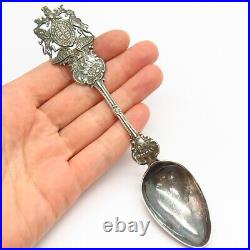925 Sterling Silver Antique 1910 Birmingham Levi & Salaman Spoon