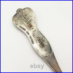 925 Sterling Silver Antique North Sea Battle Spoon