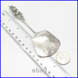 925 Sterling Silver Antique Reed & Barton Rose Floral Spoon