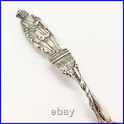 925 Sterling Silver Antique Roden Bros Canada Champlain Spoon