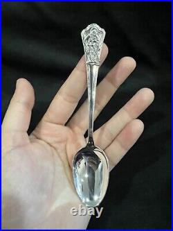 925 Sterling Silver Men's Womens Unique Santa Muerte Grim Reaper Death Spoon