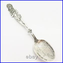 925 Sterling Silver Vintage Tribal Warrior Old Fort Marion Spoon