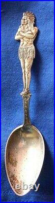 932-Antique sterling silver souvenir spoon