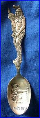941-Antique sterling silver souvenir spoon