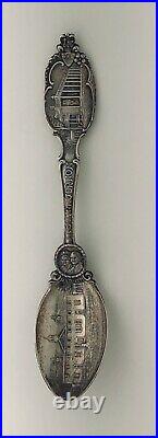 ANTIQUE Sterling Silver Souvenir Spoon Mount Vernon, WASHINGTON