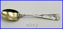 Antique 1892 Daniel Low Salem Witch Sterling Souvenir Spoon Salem, MA #7446