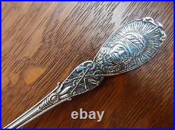 Antique 1913 Dated Indian Chief Sterling Silver Full Size Spoon