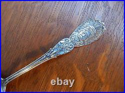 Antique 1913 Dated Indian Chief Sterling Silver Full Size Spoon