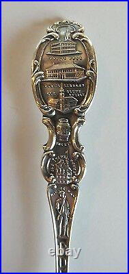 Antique Alvin Mfg. Co. Sterling Silver Boston Mass/ Paul Ravere Souvenir Spoon