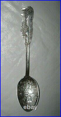 Antique Ball & Putman sterling silver souvenir spoon, Joplin Missouri mining