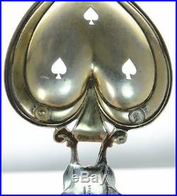 Antique Blackinton Sterling Silver King of Spades Bon Bon Spoon