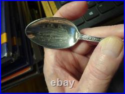 Antique CINCINNATI OHIO Sterling Silver Souvenir Spoon CUSTOM HOUSE & PO VG
