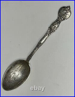 Antique Catalina Island California Sterling Silver 925 Souvenir Spoon 18g 5 1/2