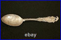 Antique Cliff House Eureka California Sterling Silver Souvenir Spoon 30g & 5.5