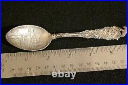 Antique Cliff House Eureka California Sterling Silver Souvenir Spoon 30g & 5.5