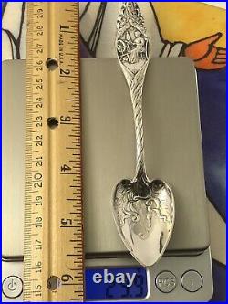 Antique Durgin sterling Daughters of the American Revolution spoon 012120cEE