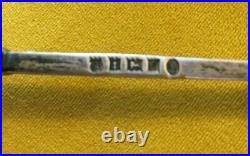 Antique English Sterling Silver Egyptian Revival Spoon Barker Bros