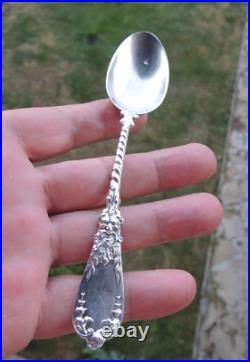 Antique French Napoleon III Sterling Silver Tea Spoons-3pcs