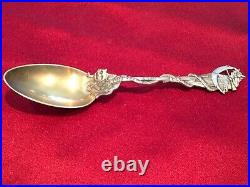 Antique Gorham STERLING SILVER HALLOWEEN COLLECTABLE SPOON DANIEL LOW C. 1890