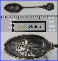 Antique Gorham Sterling Silver Souvenir Spoon Limerocks, Newport, Rhode Island