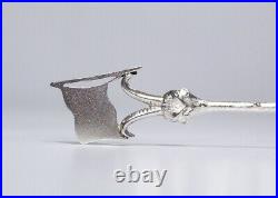 Antique Hand Painted Enamel Munchen Scenic European 800 Silver Souvenir Spoon