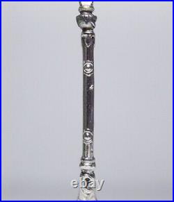 Antique Hand Painted Enamel Scenic European 800 Silver Souvenir Spoon