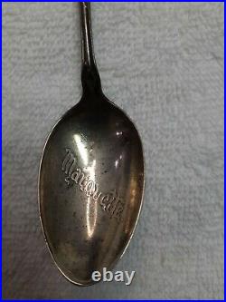 Antique Indian Chief Tomochichi Sterling Spoon